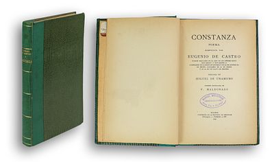 CASTRO (Eug&eacute;nio de) – Constanza (Spanish Edition) – Revista de Archivo, Madrid, 1913, 1st 