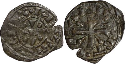 PortugalD. Sancho II (1223-1248)Dinheiro Cruz de pregos Bolh&atilde;oAG: 02.02 0.70 gMBC