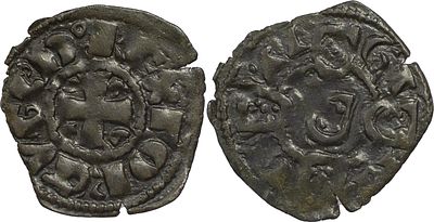 PortugalD. Dinis I (1279-1325)Dinheiro Bolh&atilde;oAG: 03.19 0.68 gMBC