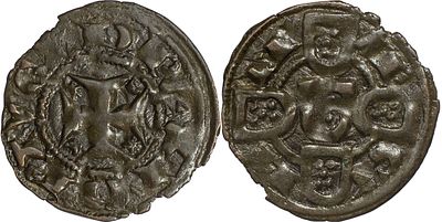 PortugalD. Dinis I (1279-1325)Dinheiro Bolh&atilde;oAG: 01.12 0.61 gMBC