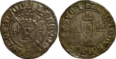 PortugalD. Fernando I (1367-1383)Grave Lisboa Bolh&atilde;oAG: 11.02 2.00 gMBC