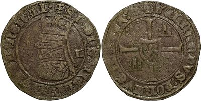 PortugalD. Fernando I (1367-1383)Barbuda Lisboa Bolh&atilde;oAG: 33.02 4.19 gMBC-