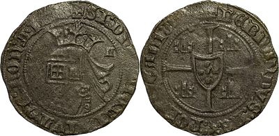 PortugalD. Fernando I (1367-1383)Barbuda Lisboa Bolh&atilde;oAG: 33.04 4.21 gMBC-