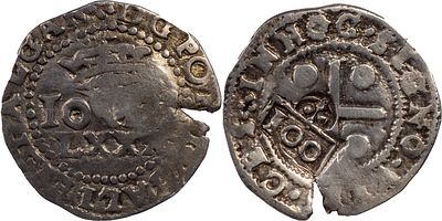 PortugalD. Afonso VI (1656-1667)Carimbo de 100 r&eacute;is coroado sobre LXXX de D. Jo&atilde;o IV Lisboa 