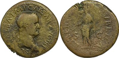 The Roman EmpireGalba, 68-69. AE Sestertius 24.34 g. Rome, circa October 68. 