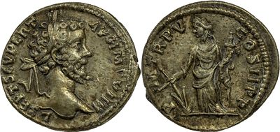 The Roman Empire Septimius Severus, 193-211. AR Denarius 2.71 g. Laodicea ad Mare, 197. L SEPT 