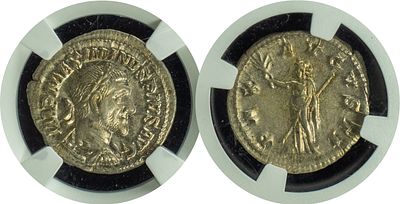 The Roman EmpireMaximinus I, 235-238. AR Denarius xxxx g. Rome, 236-238. MAXIMINVS PIVS AVG 