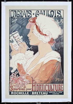 Matignon, Albert 1869 - 1937 - Original 1890s Belgian Grand Prix Poster Art Nouveau. Matignon 
