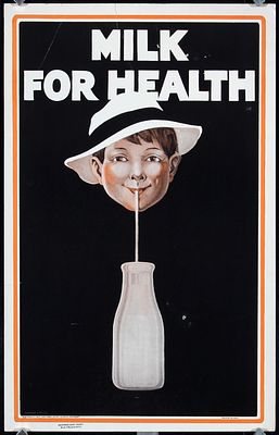 Ferris, Bernice Branson 1882 - 1936 - 3 Original Vintage c. 1920s/30s Milk Posters. Ferris 