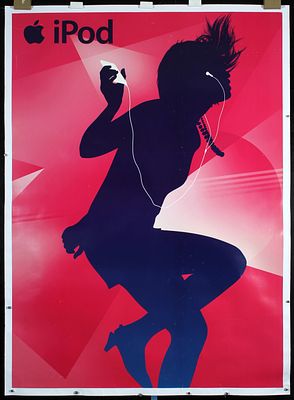 Anonymous - Original 2000s Apple Computer iPod Poster. AnonymousiPod (Apple)Photo/CO 200762.2 x 