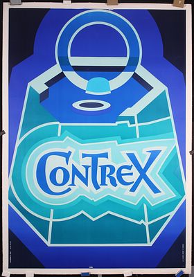 Contrex by Anonymous, 1991. Anonymous - France Contrex Offset 1991 68.1 x 46.4 in. (173 x 118 