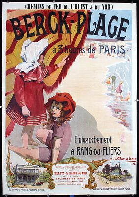 Berck-Plage a 3 heures de Paris by Chambon, 1906. ChambonBerck-Plage a 3 heures de 