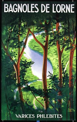 Bagnoles de L&acute;Orne by Paul Colin, 1937. Colin, Paul Emile 1867 - 1949Bagnoles de L&acute;OrneOffset 