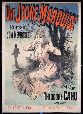 Une Jeune Marquise by Jules Ch&eacute;ret, 1889. Ch&eacute;ret, Jules 1836 - 1932Une Jeune MarquiseLithography 