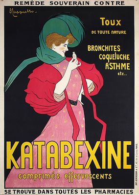 Katabexine by Leonetto Cappiello, 1903. Cappiello, Leonetto 1875 - 1942KatabexineLithography 
