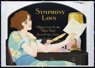 Symphony Lawn (Stationary) by Anonymous, ca. 1920. AnonymousSymphony Lawn 