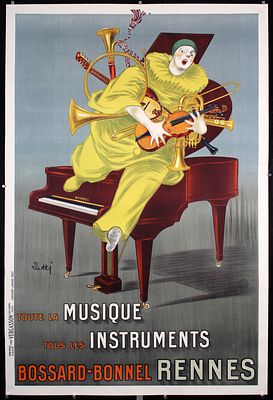 Musique - Instruments - Bossard-Bonnel Rennes by Lotti, 1925. LottiMusique - Instruments - 