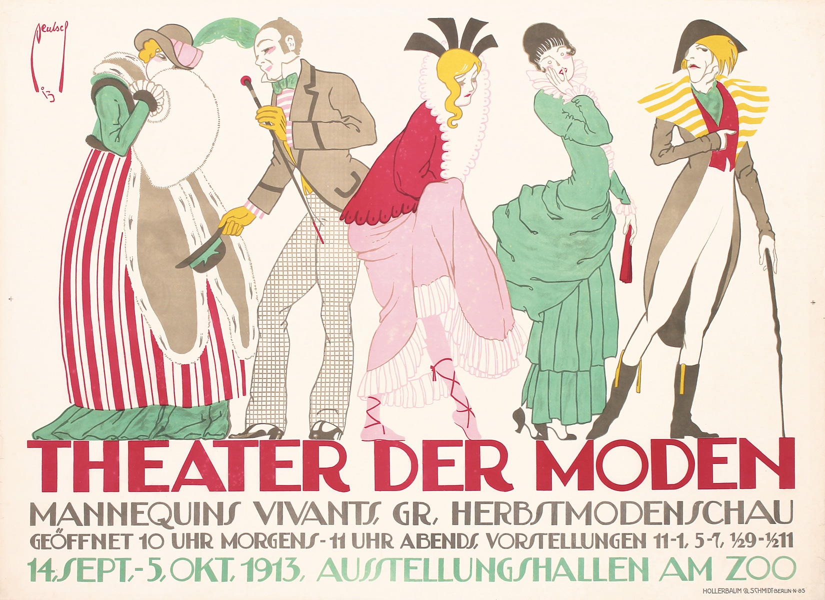 Theater der Moden by Ernst Deutsch, 1913