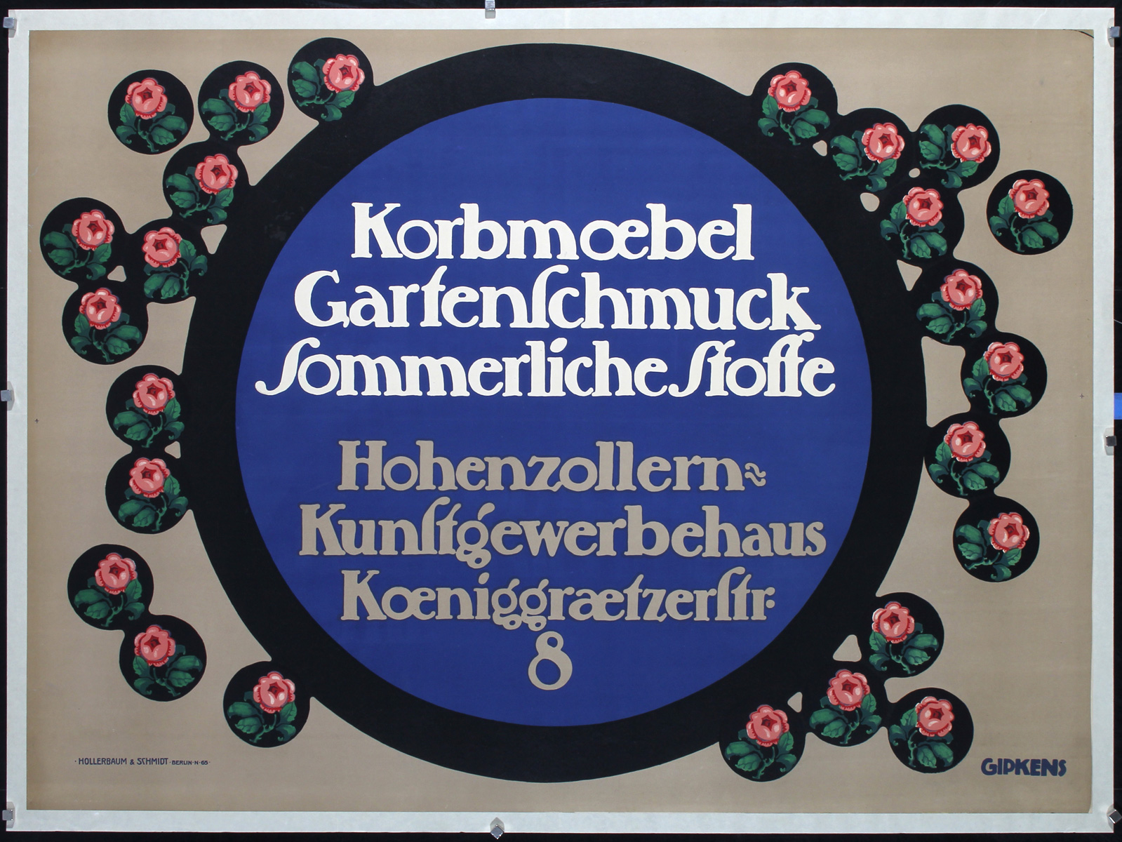 Korbmoebel - Gartenschmuck by Julius Gipkens, 1910