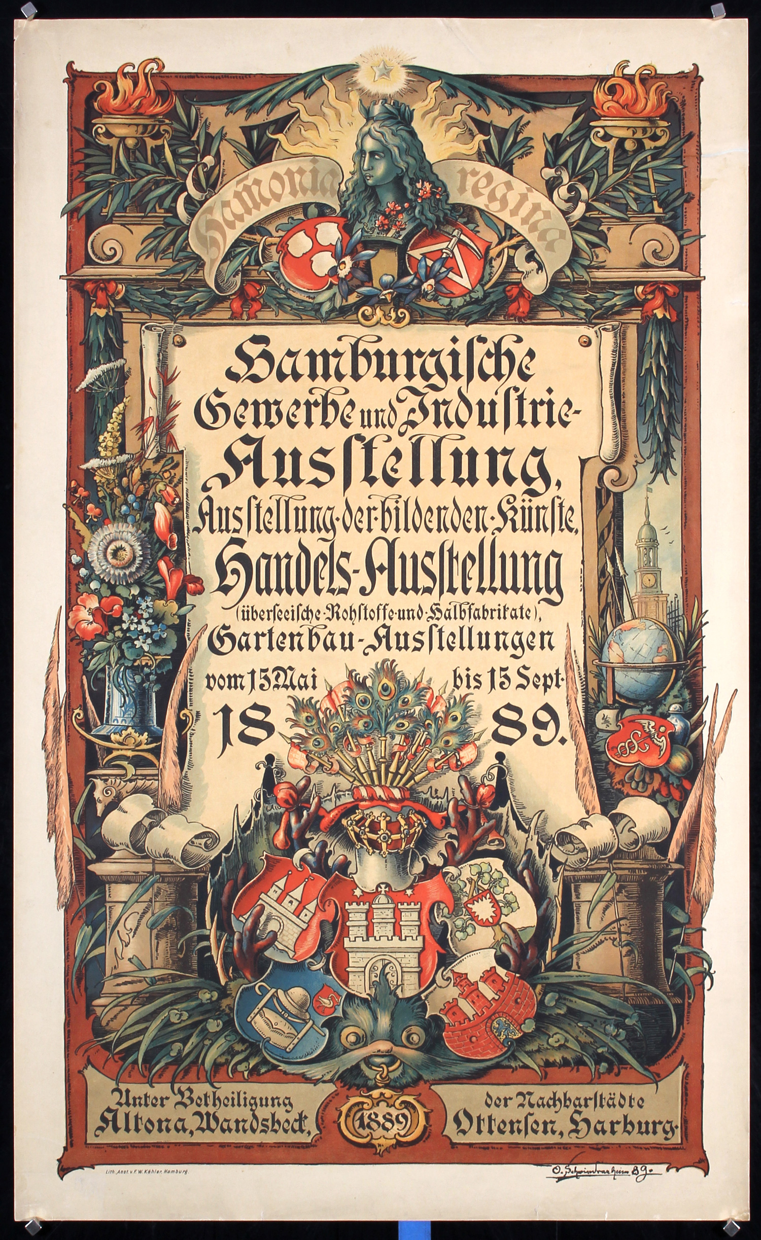 Hamburgische Ausstellung by Schwindrazheim, 1889