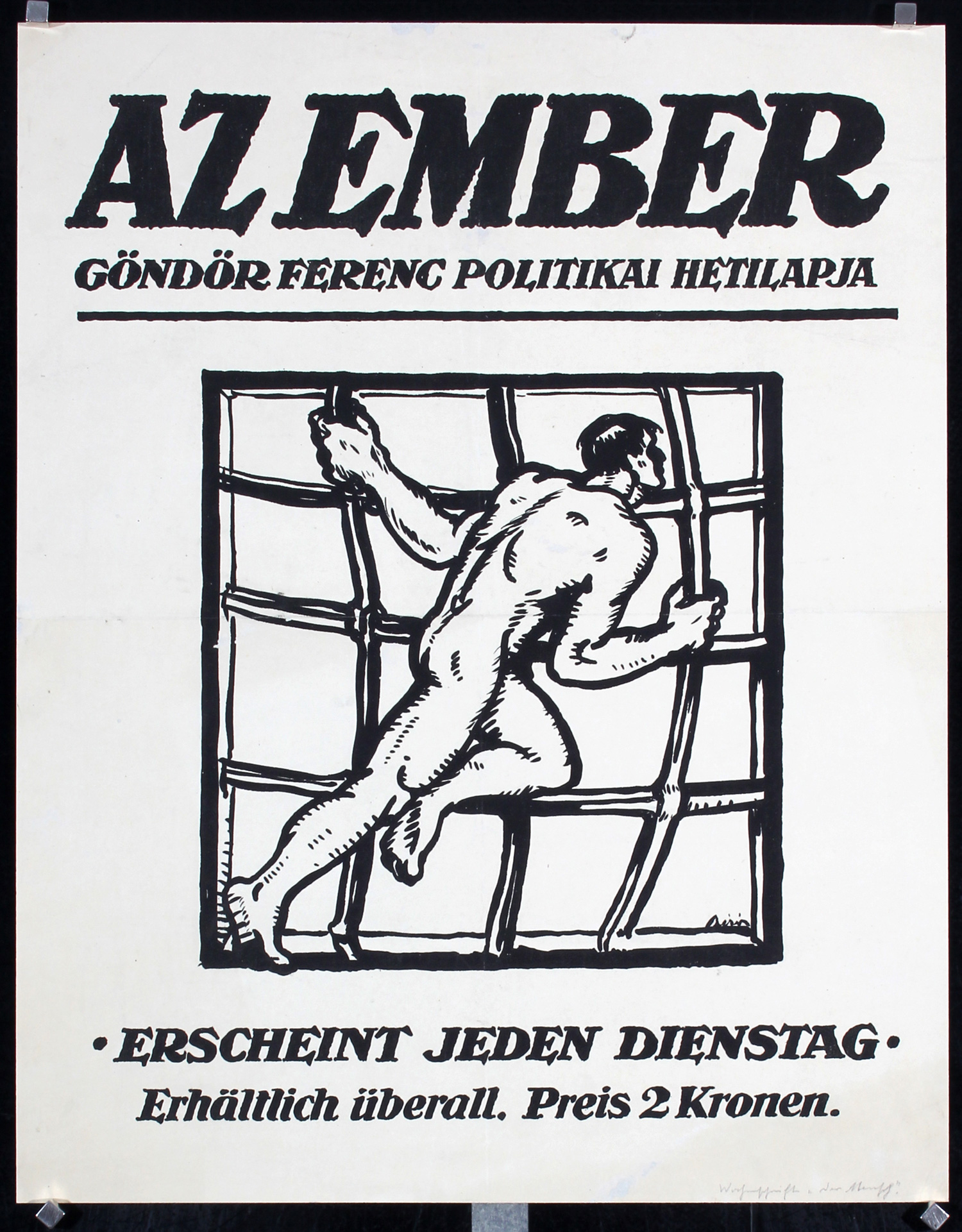 Az Ember by Mihaly Biro, ca. 1919