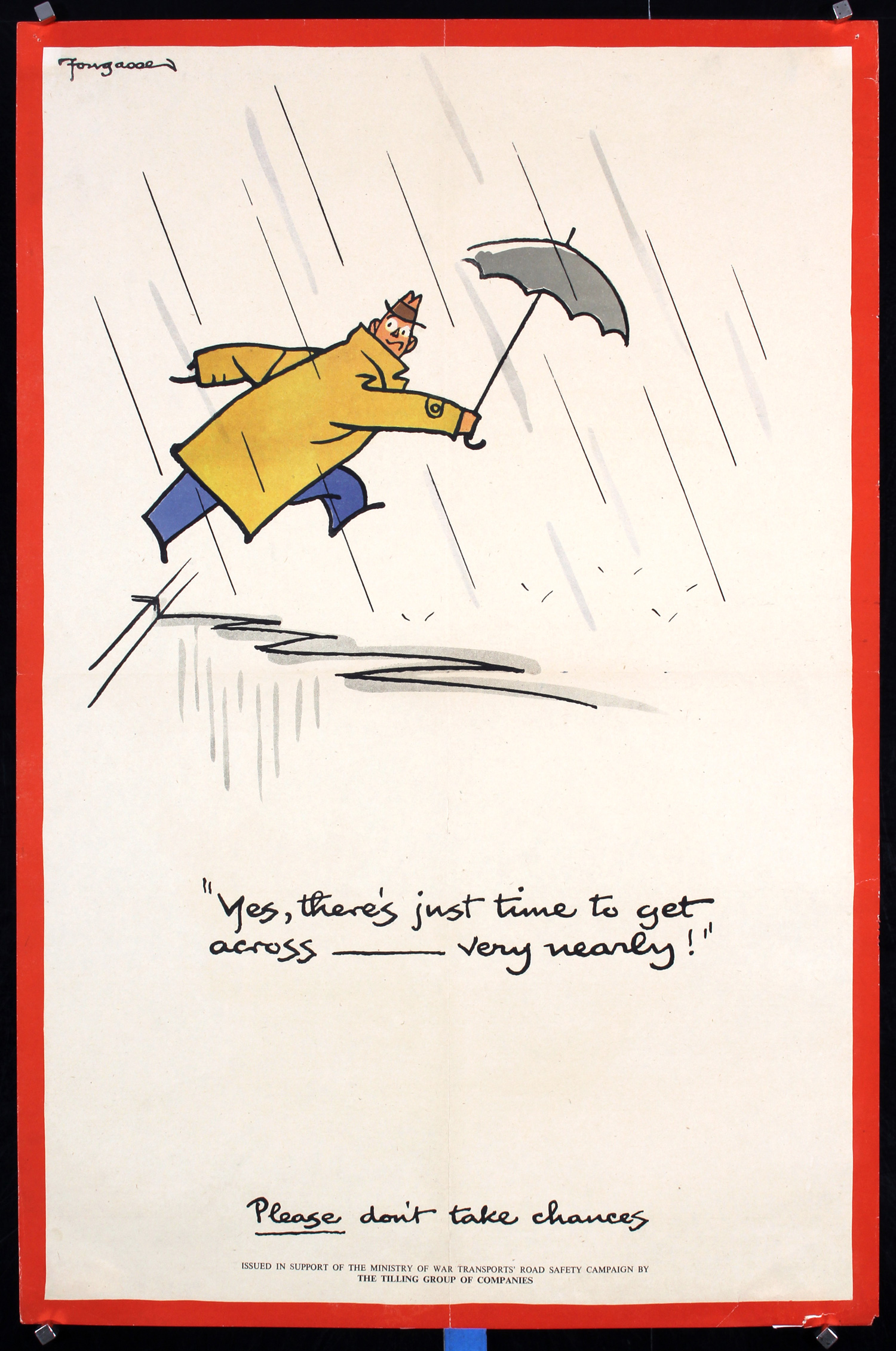 Yes, there's just time by Fougasse, ca. 1945