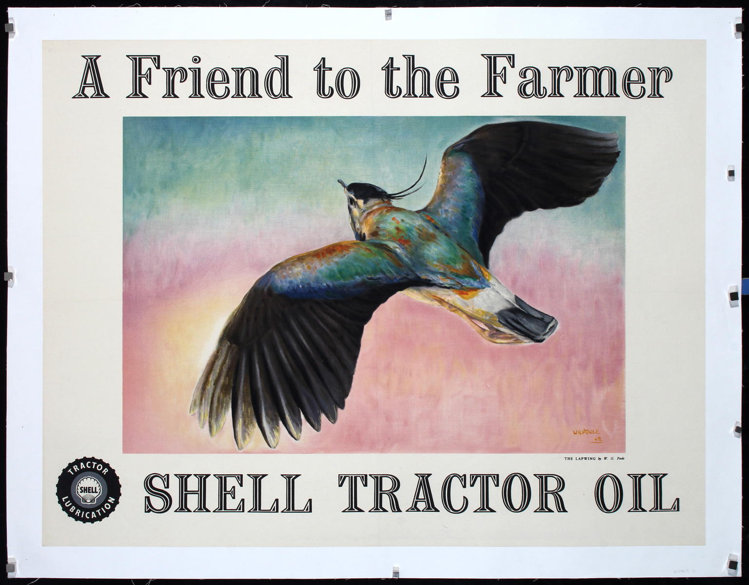 Shell Tractor Oil by Walter Poole, 1940s