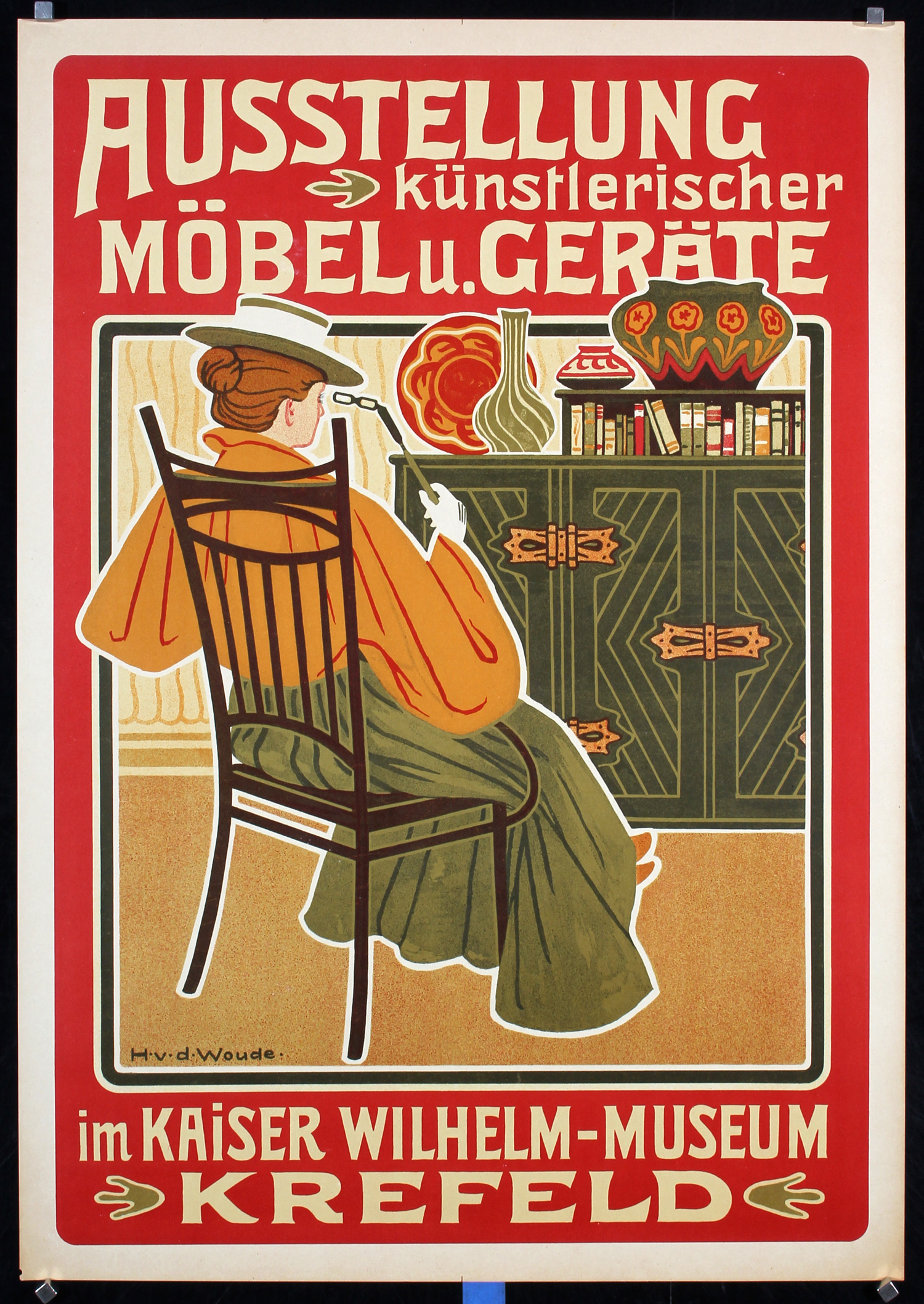 Ausstellung künstlerischer Möbel by Woude, 1898