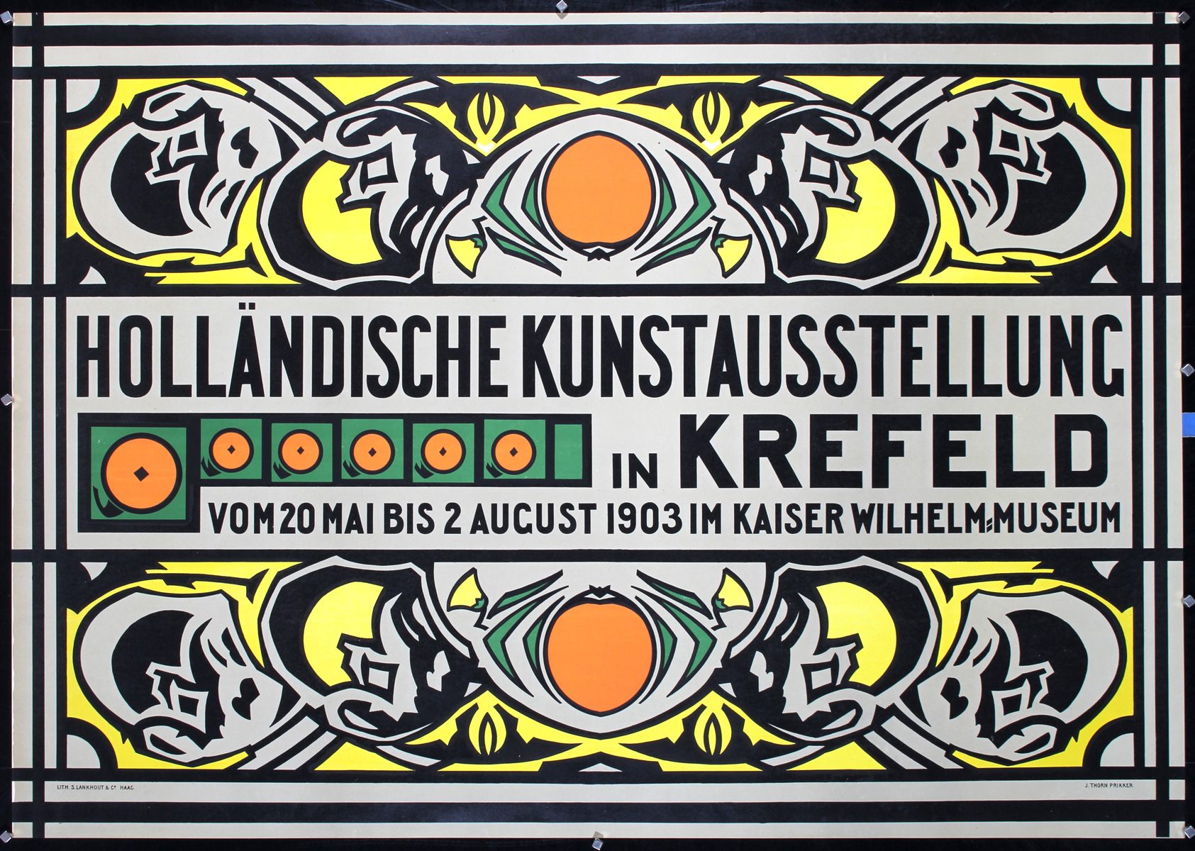 Holländische Kunstausstellung in Krefeld by Thorn-Prikker, 1