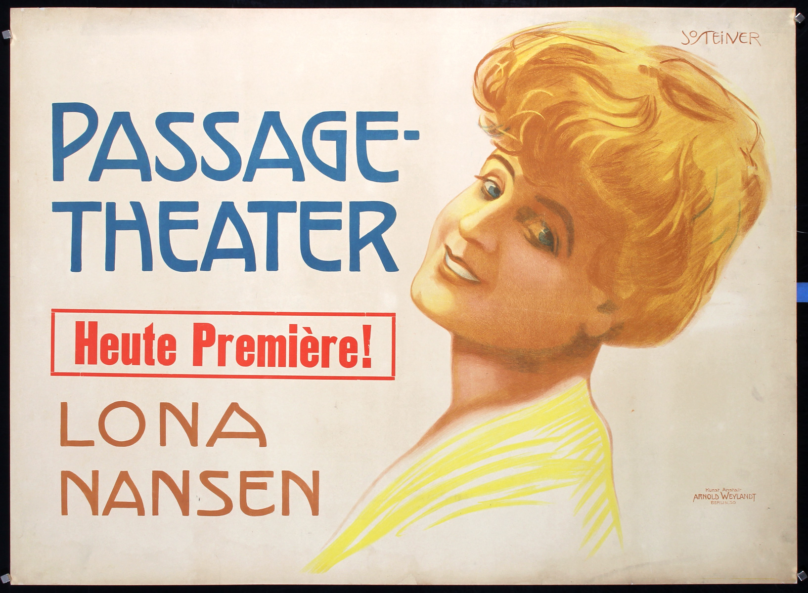 Passage Theater by Jo Steiner, ca. 1910