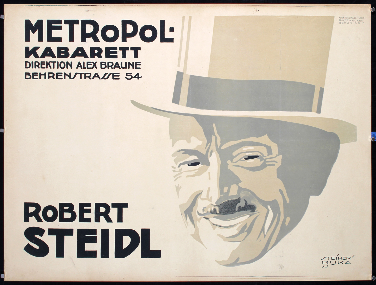 Metropol Kabarett by Jo Steiner, 1918