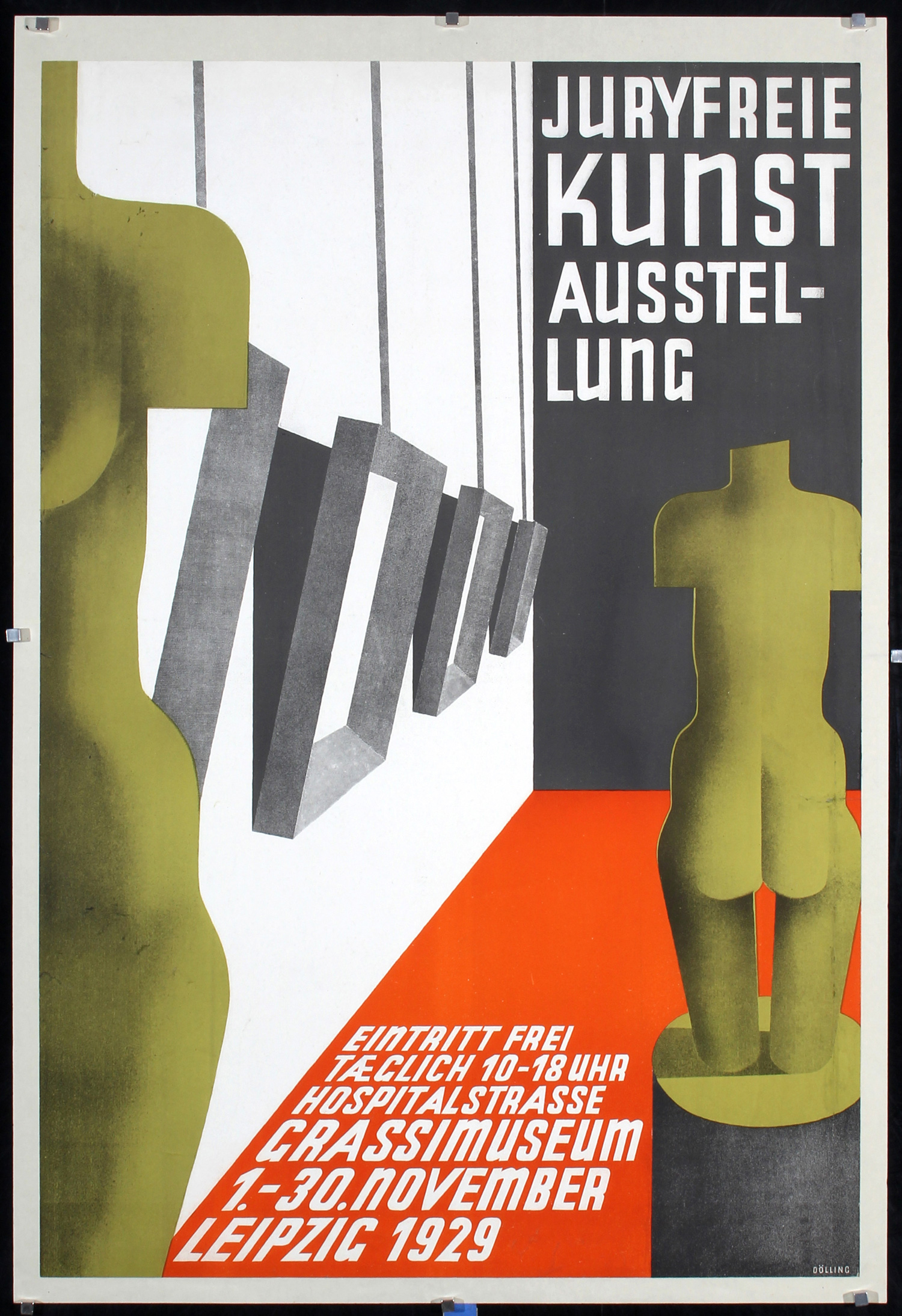 Juryfreie Kunstausstellung by Ernst Dölling, 1929