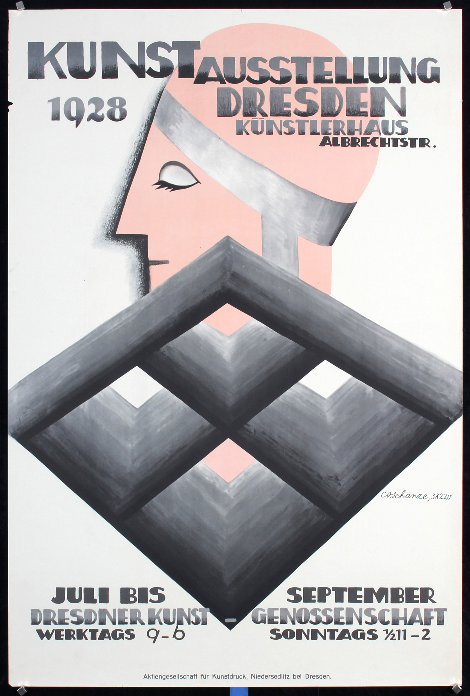 Kunstausstellung Dresden by Clemens Schanze, 1928