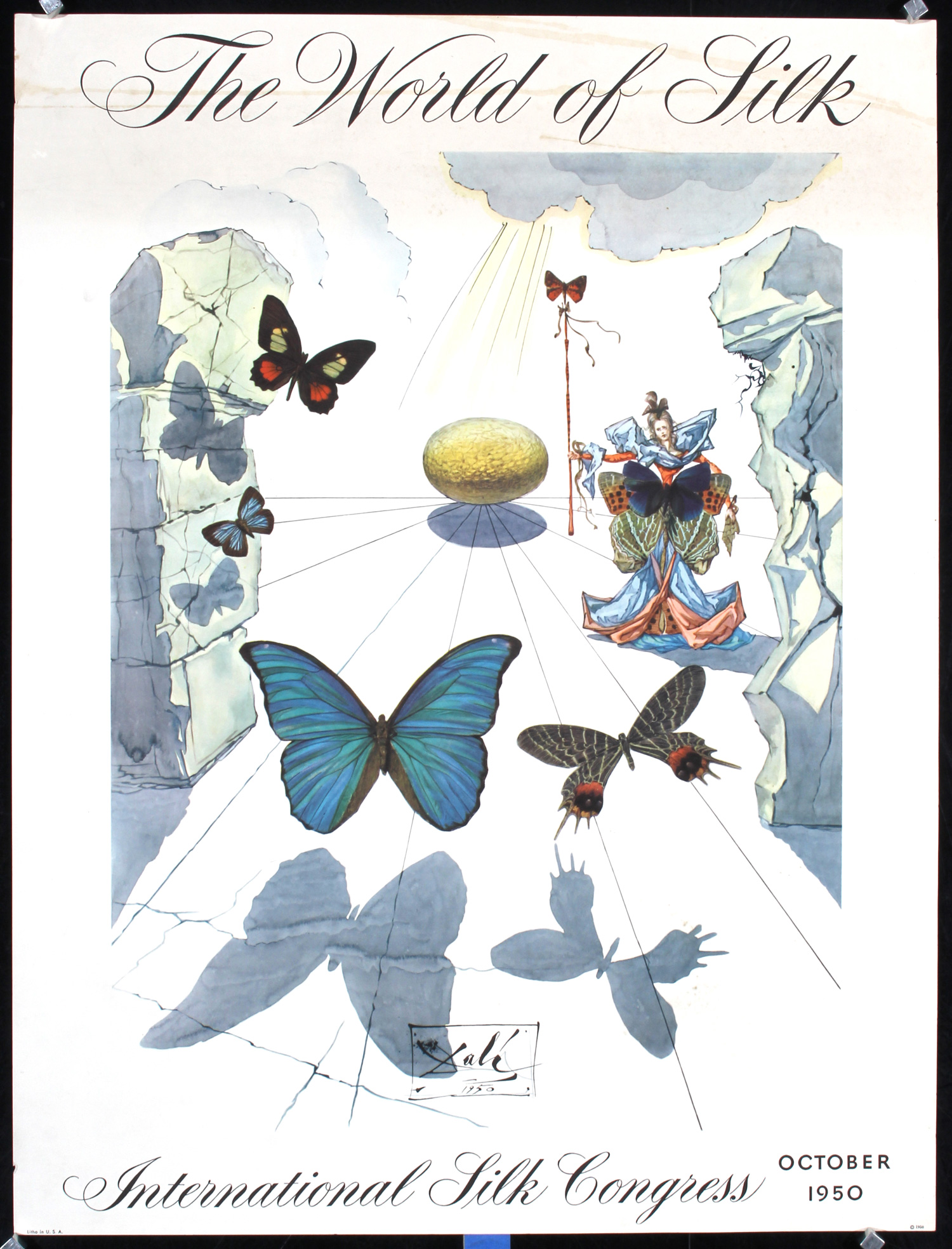 The World of Silk by Salvador Dali, 1950