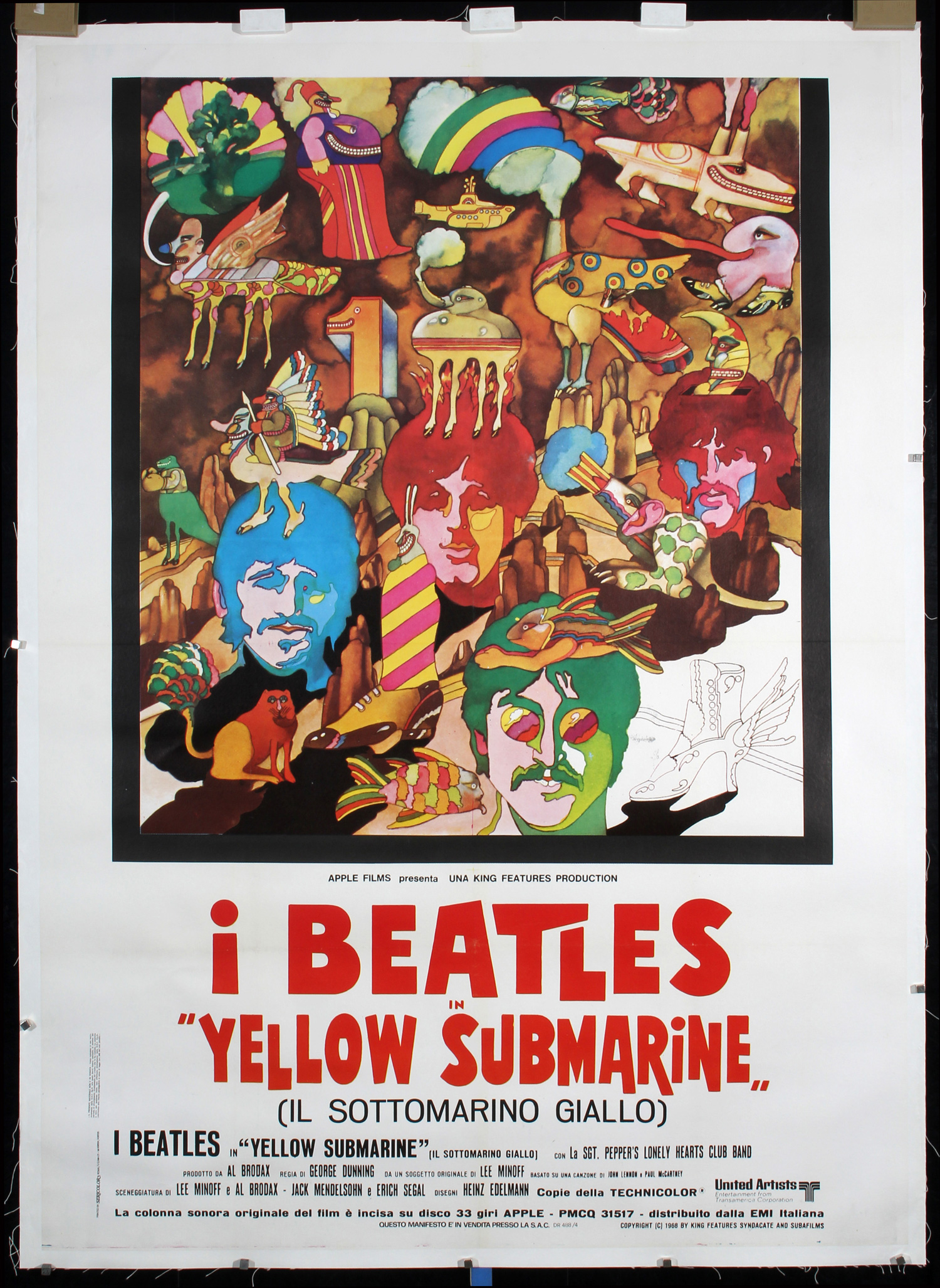 Yellow Submarine, The Beatles, ca. 1970
