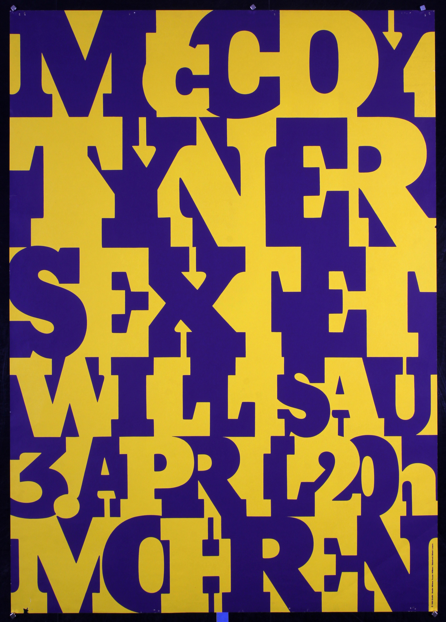 McCoy Tyner Sextet (First Printing) by Troxler, 1980