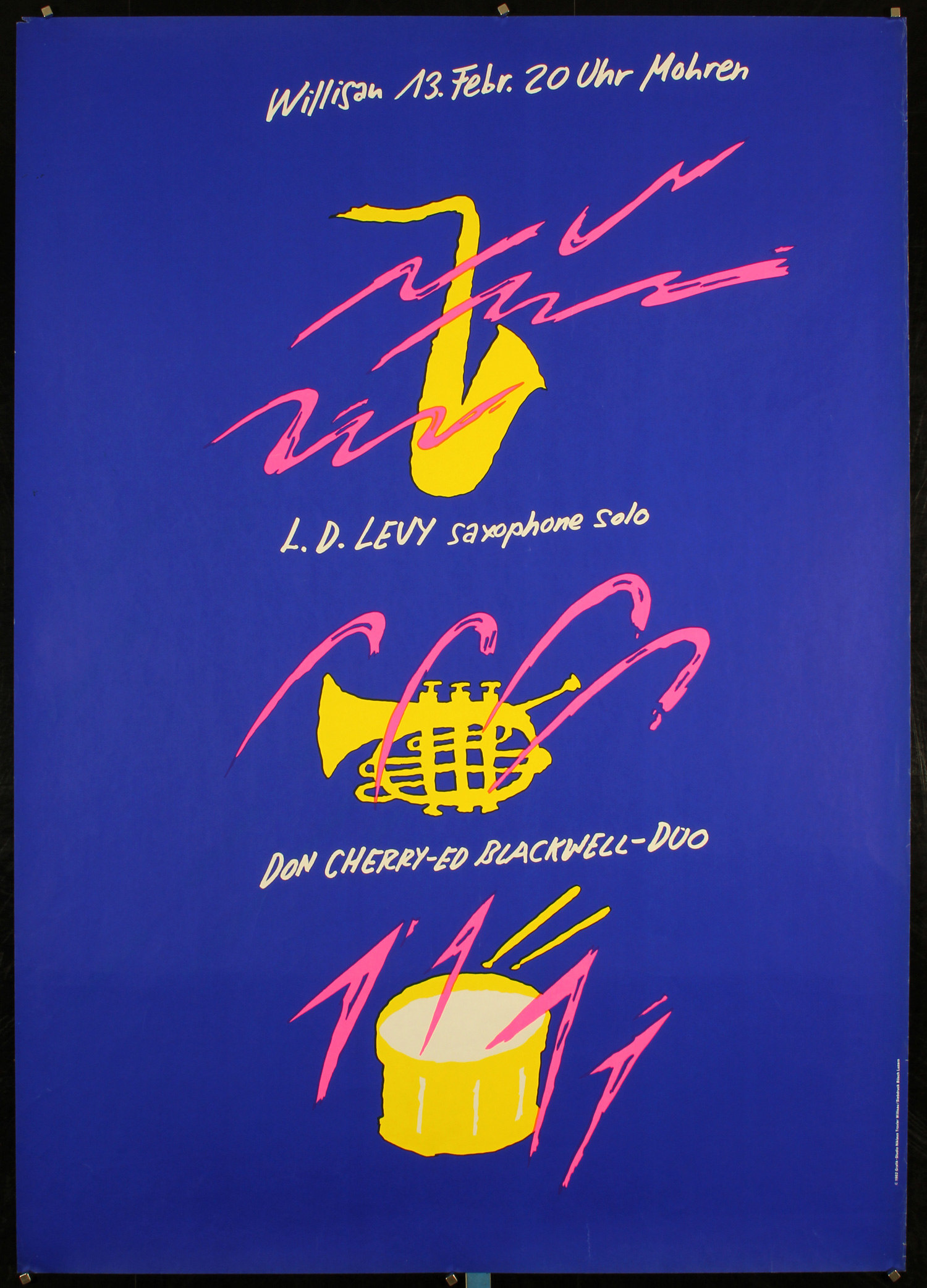 Willisau - L.D. Levy Saxophone Solo by Niklaus Troxler, 1982