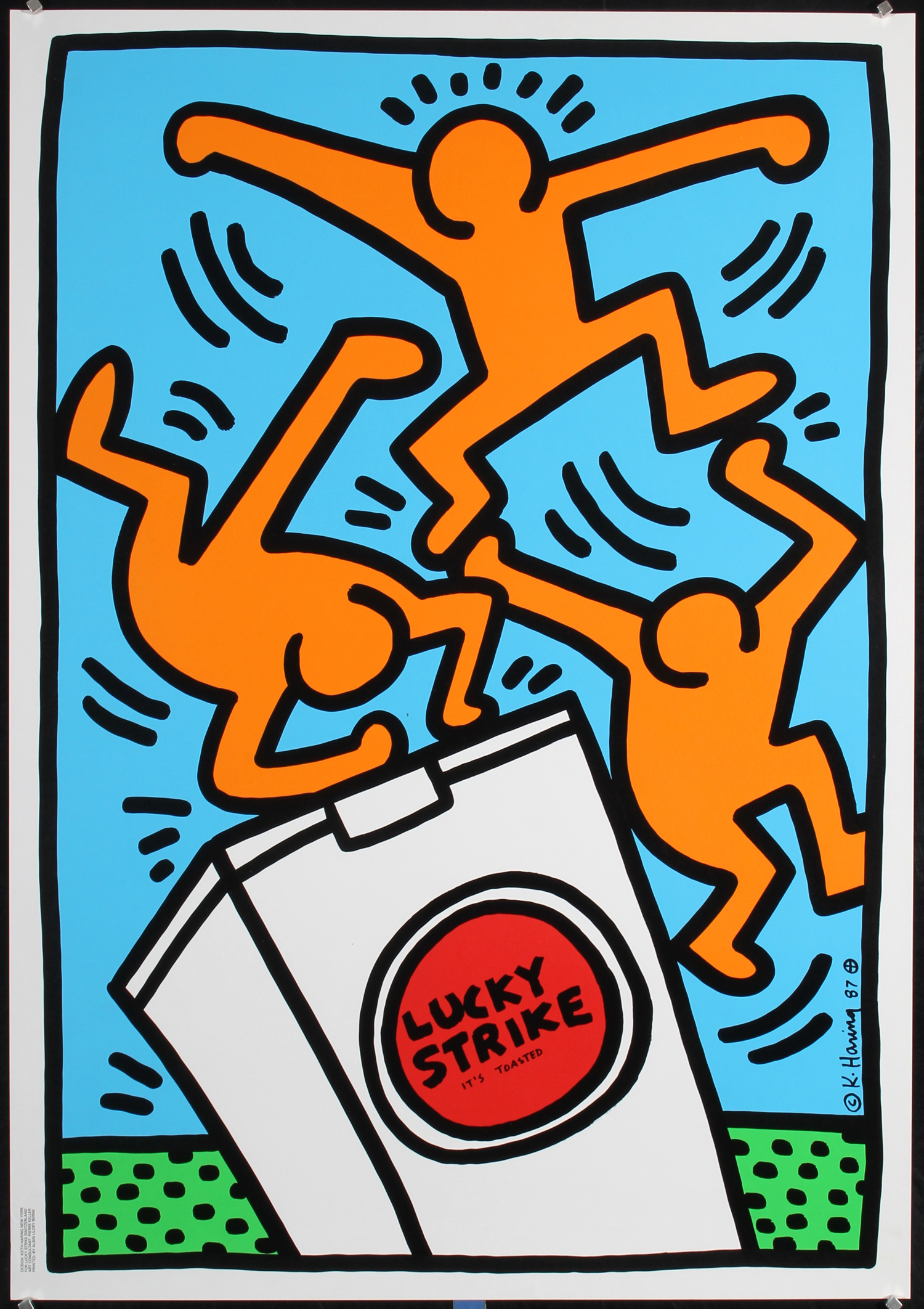 Lucky Strike by Keith Haring, 1987