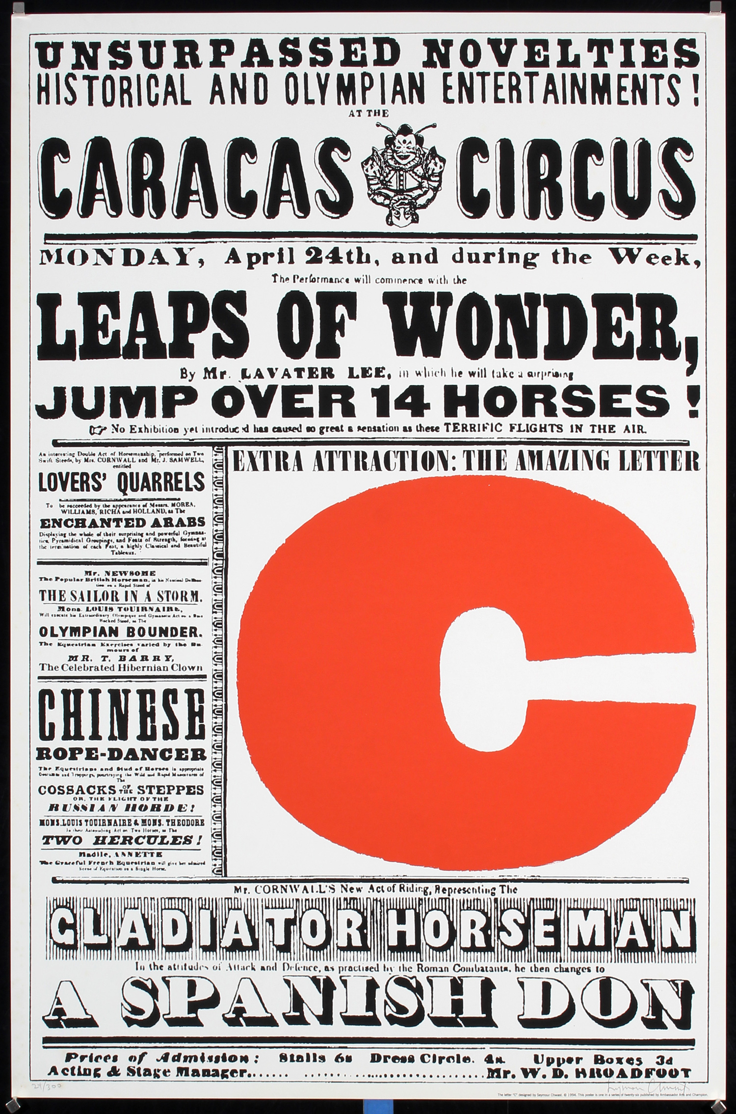 The Alphabet Portfolio (26), 1994