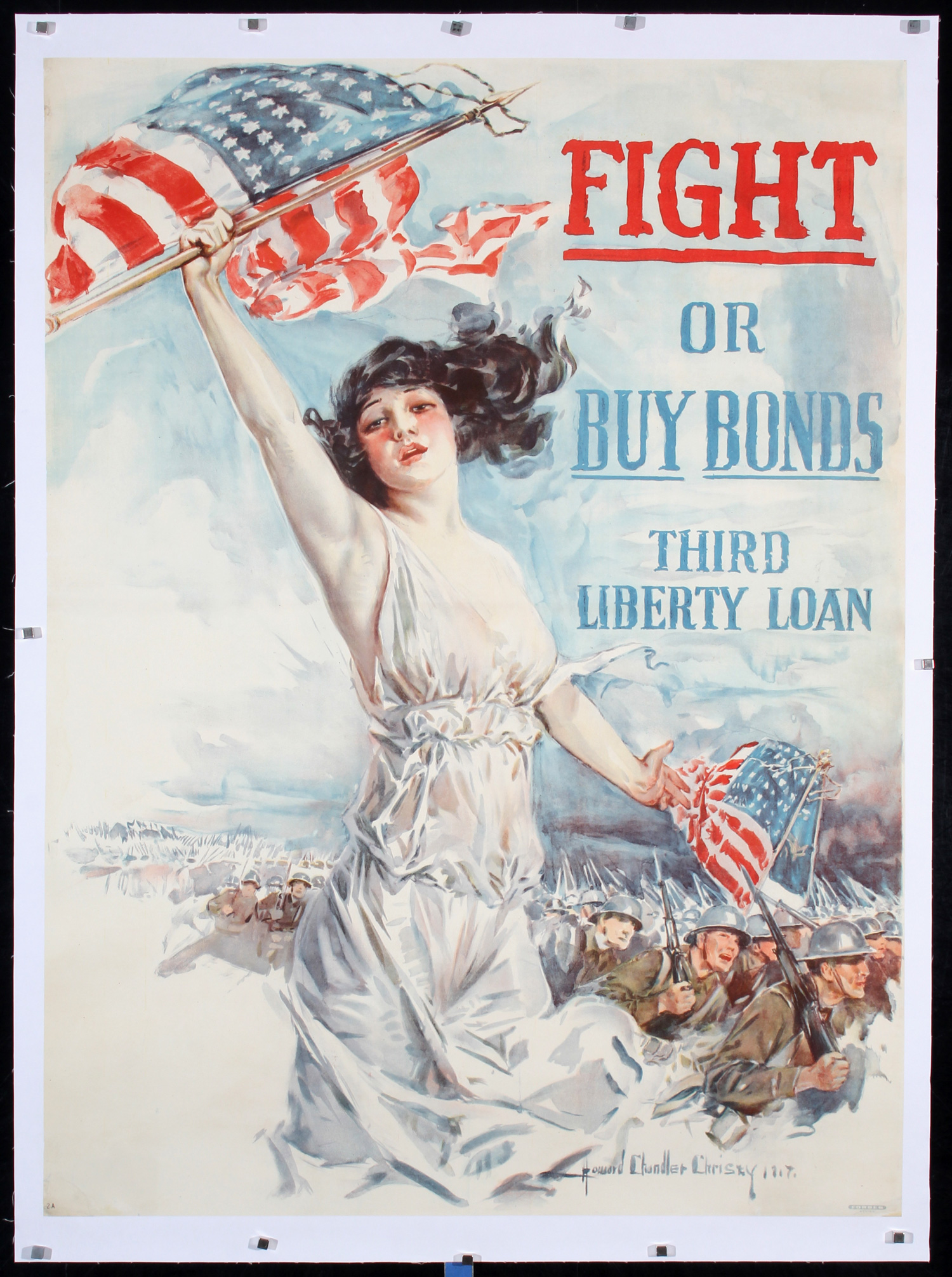 Fight or Buy Bonds by H.C. Christy, 1917