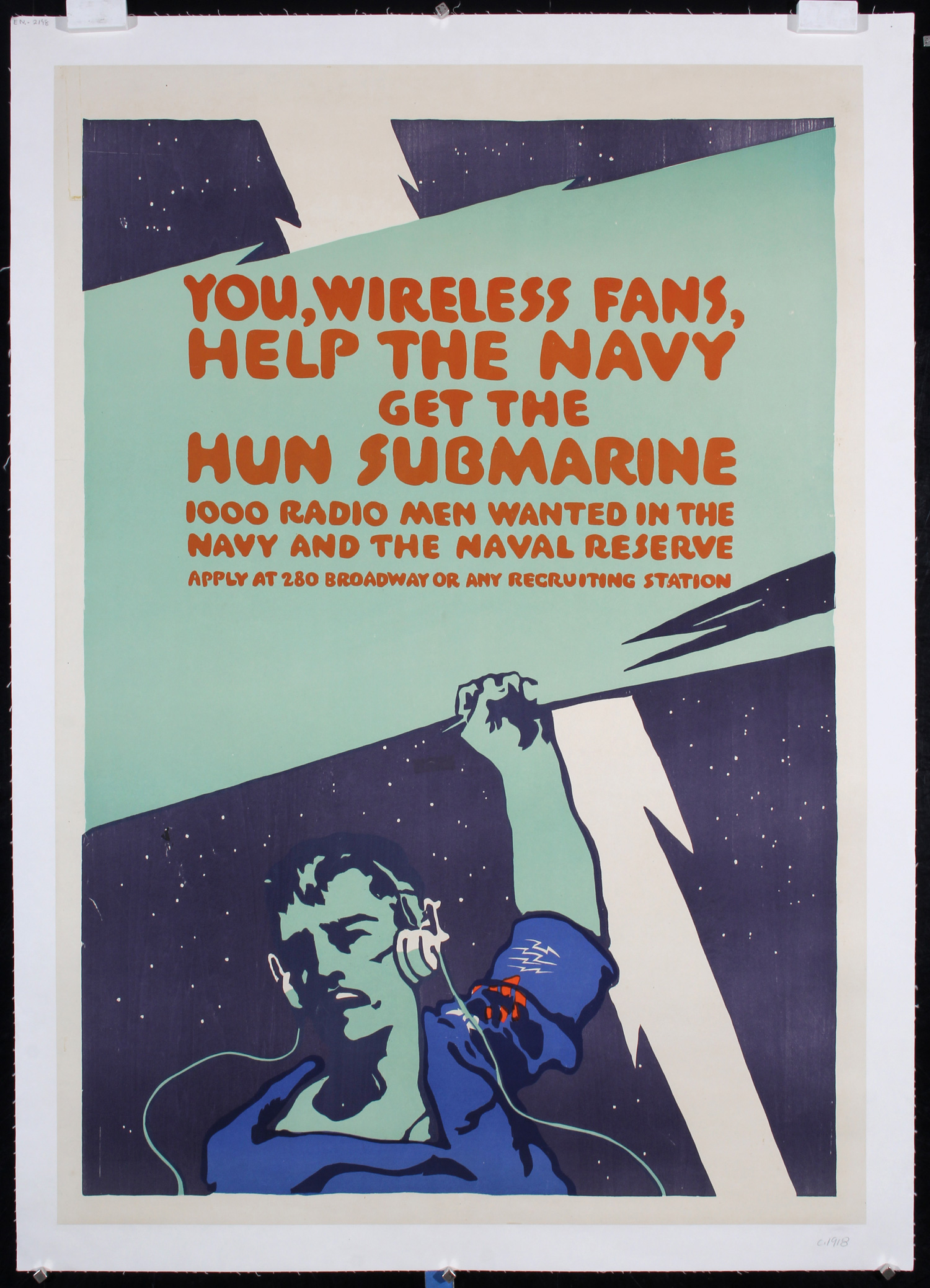 You, Wireless Fans by Charles Falls, ca. 1917