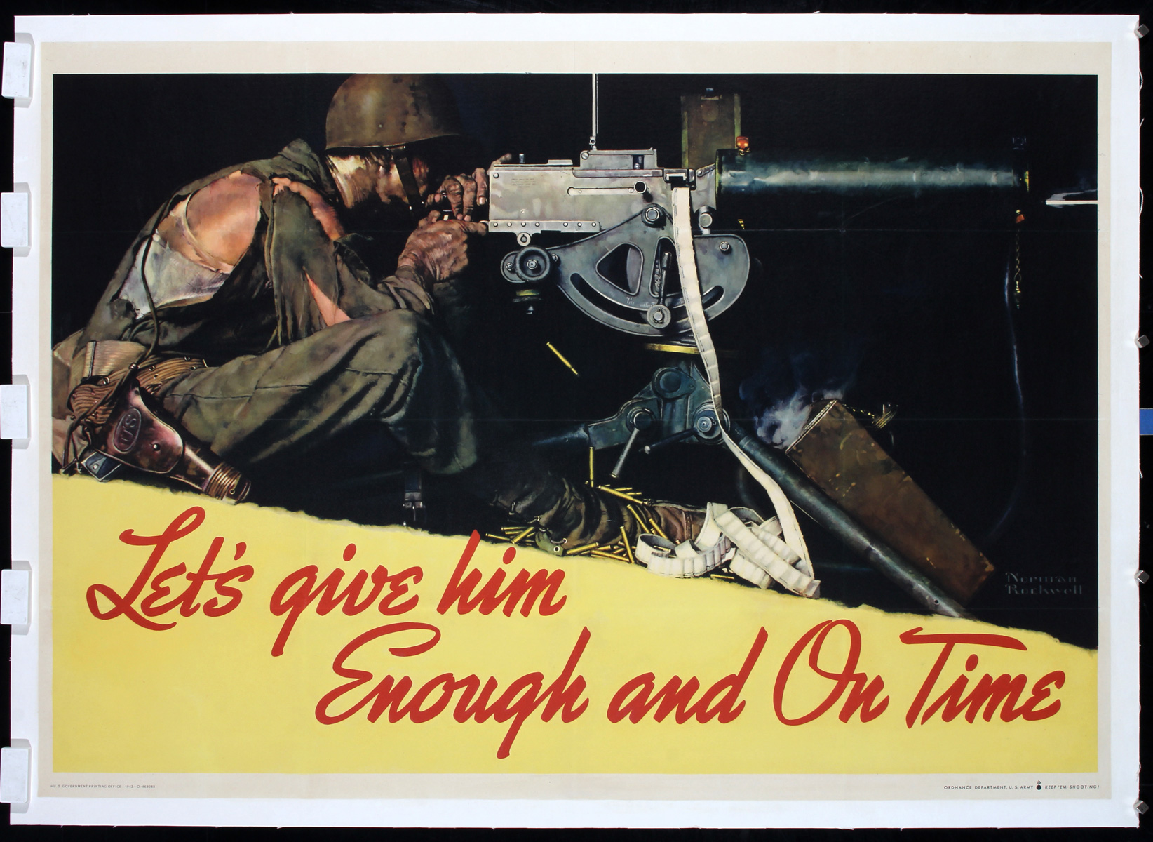 Let´s give him Enough and On Time by Norman Rockwell, 1942
