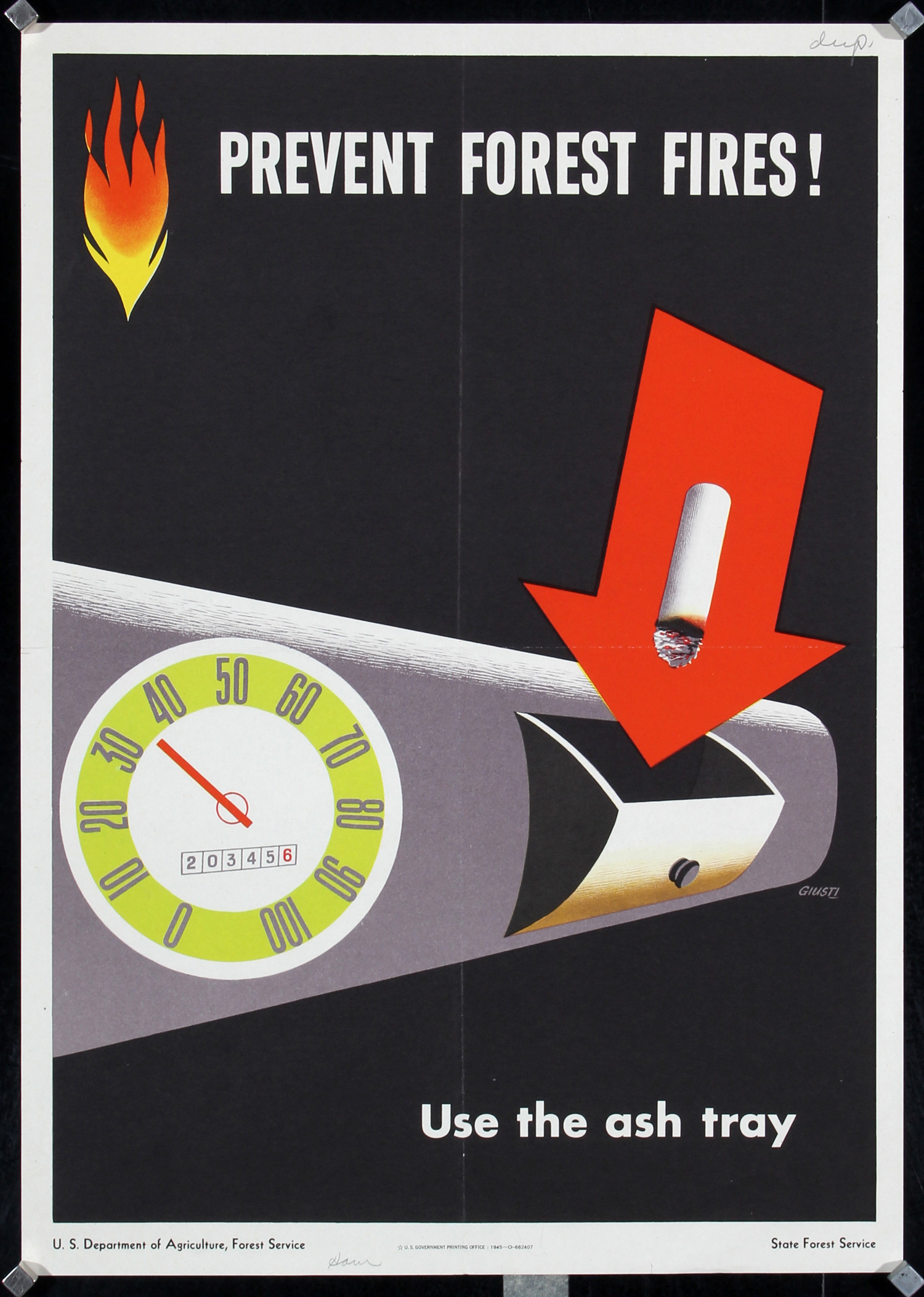 Prevent Forest Fires (3) by George Giusti, 1945