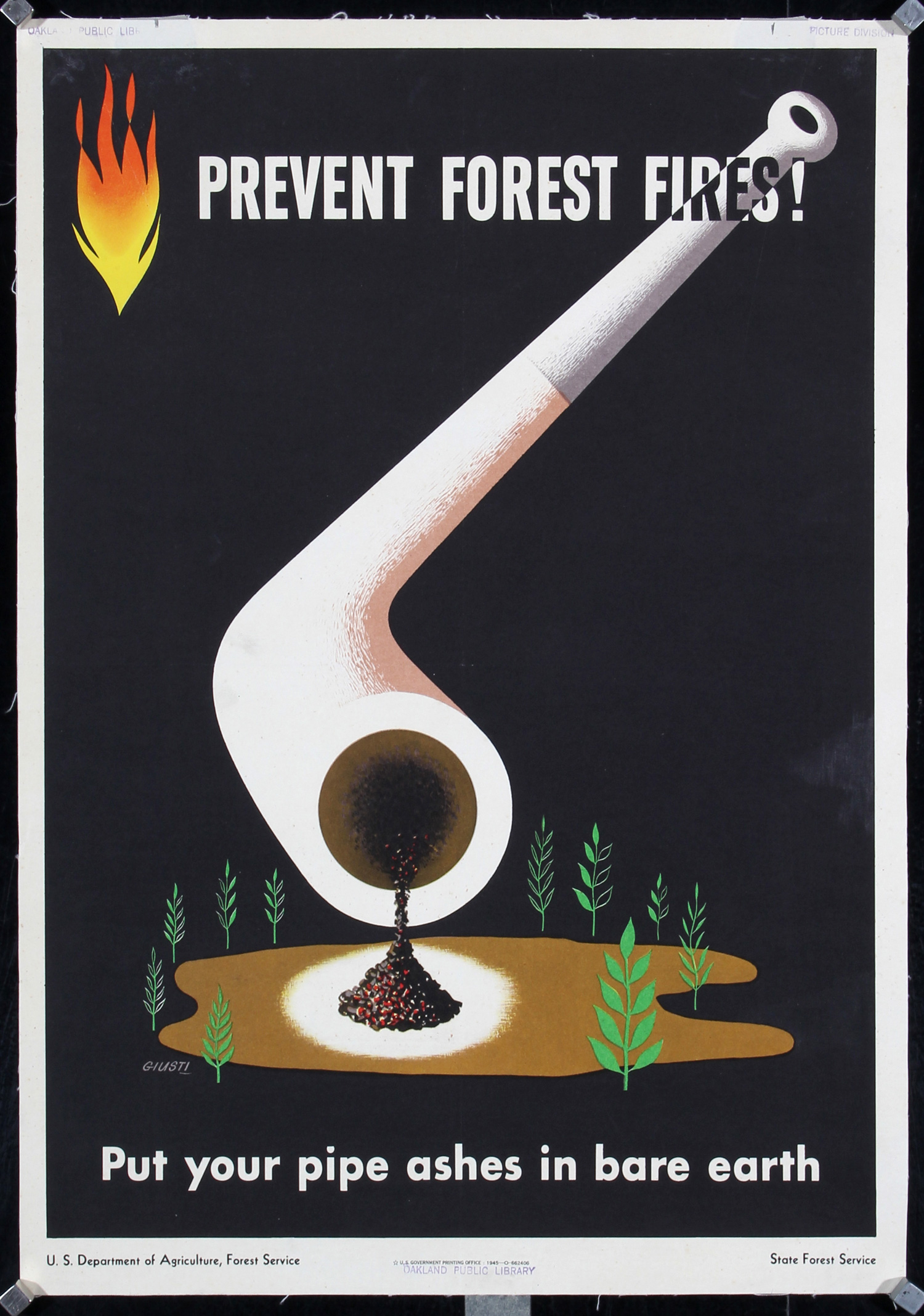 Prevent Forest Fires (3) by George Giusti, 1945