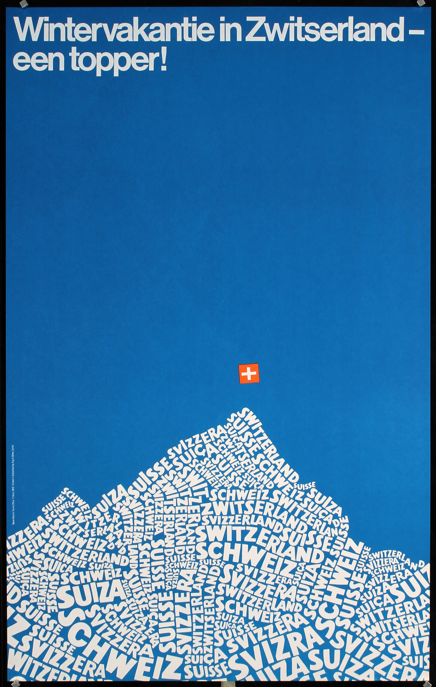 Wintervakantie in Zwitserland by Peter Kunz, 1967