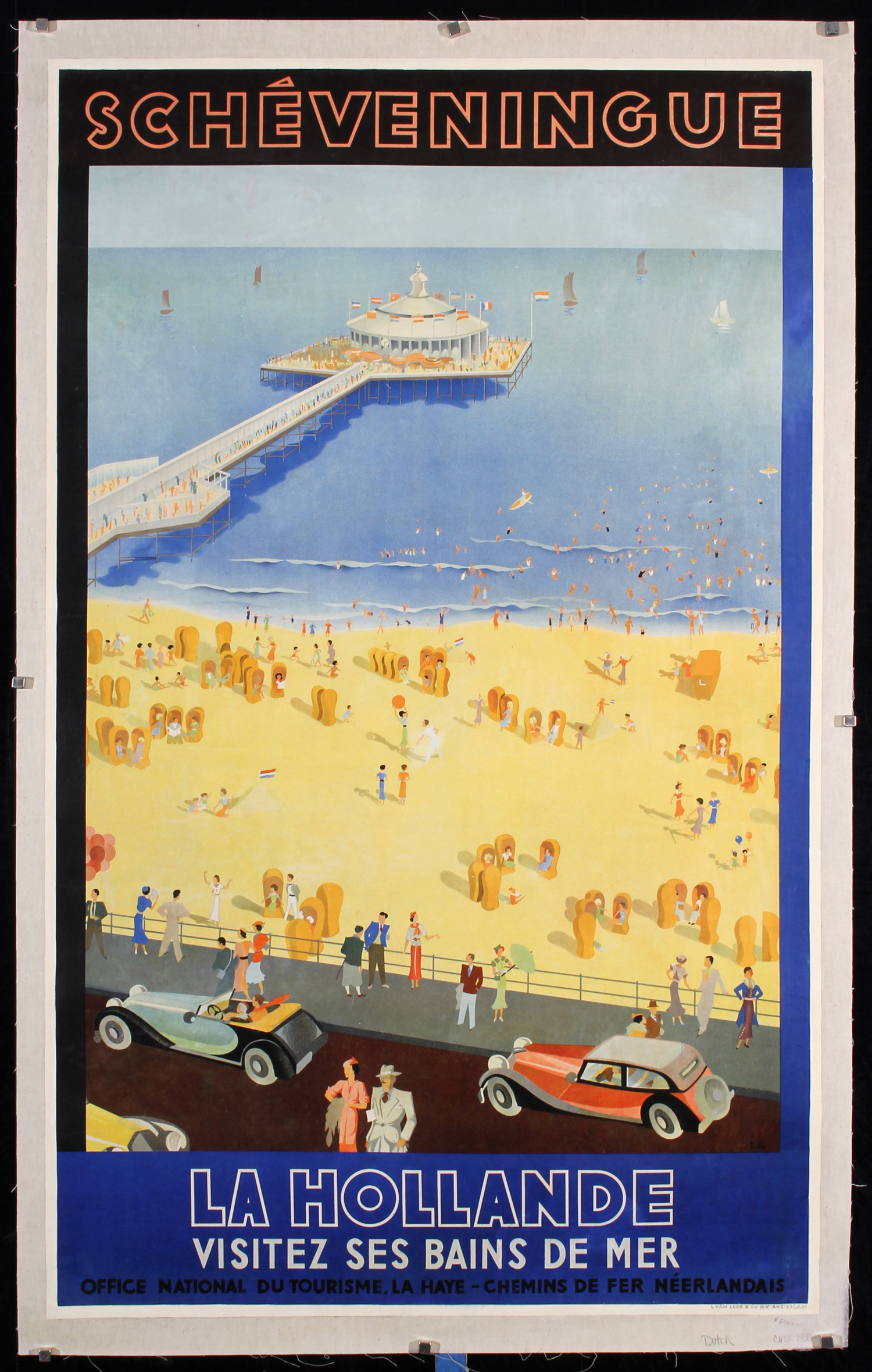 Scheveningue by Emmanuel Gaillard, ca. 1930