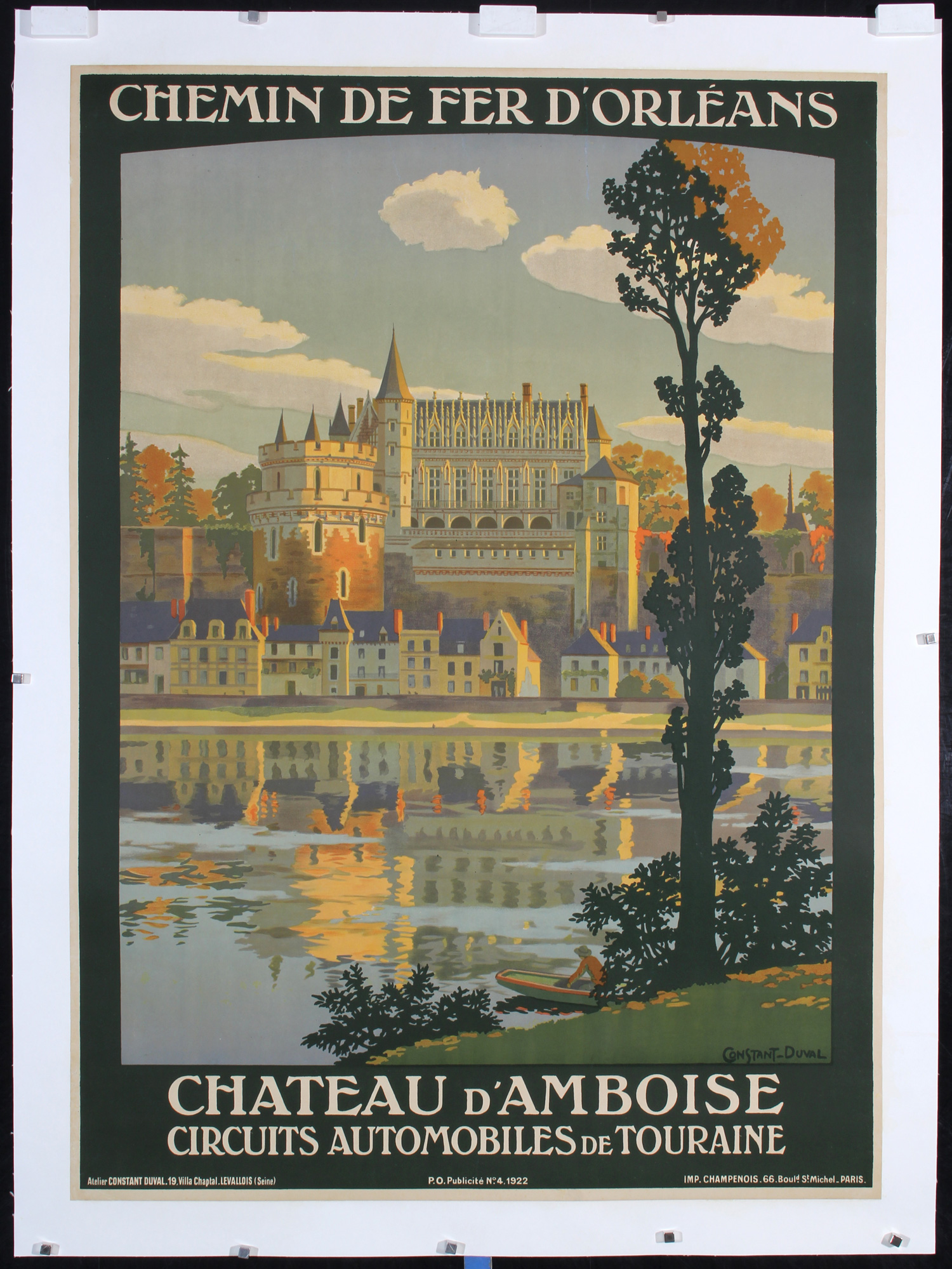 Chateau d'Amboise by Constant Duval, 1922