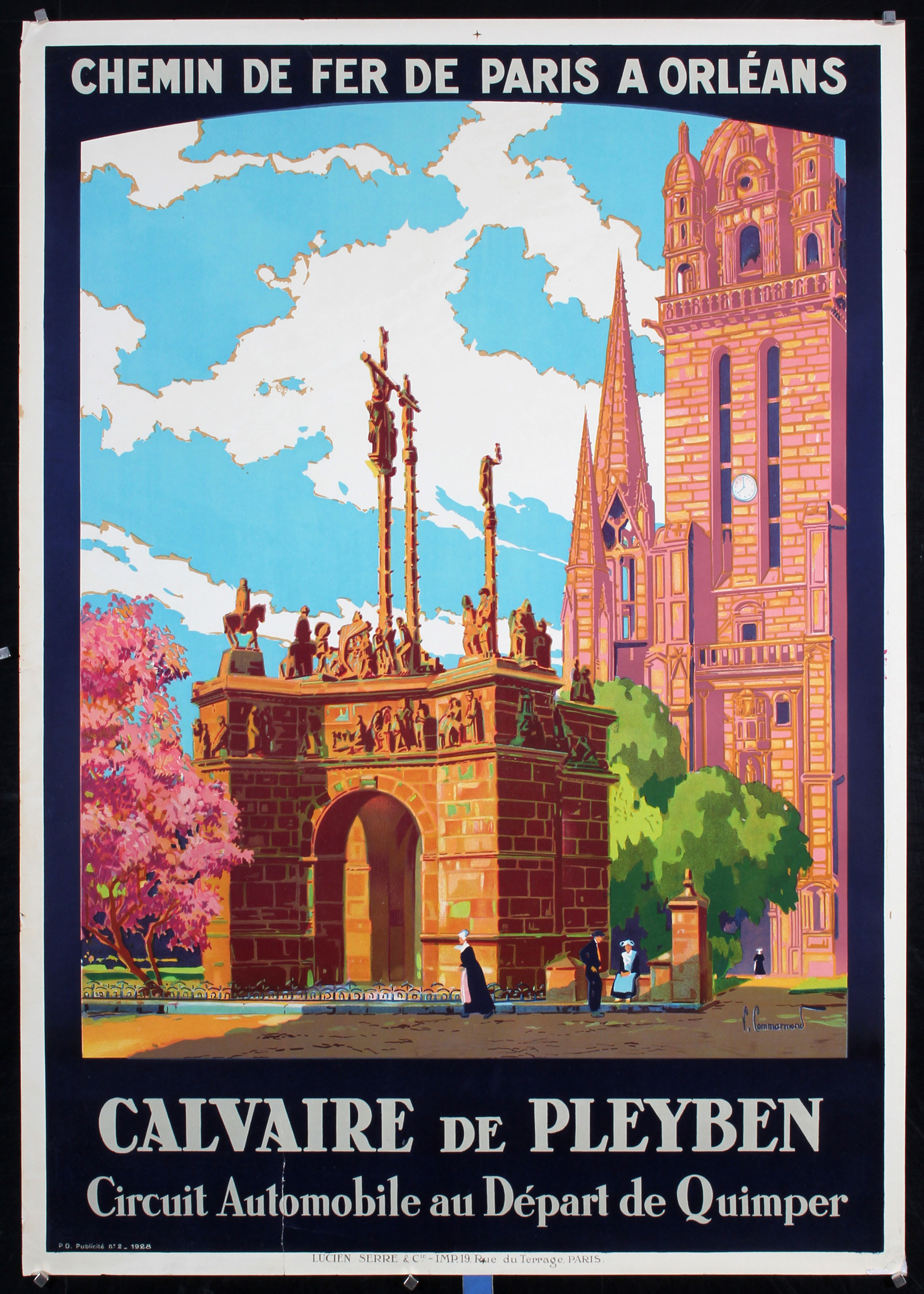 Calvaire de Pleyben by Commarmond, 1928