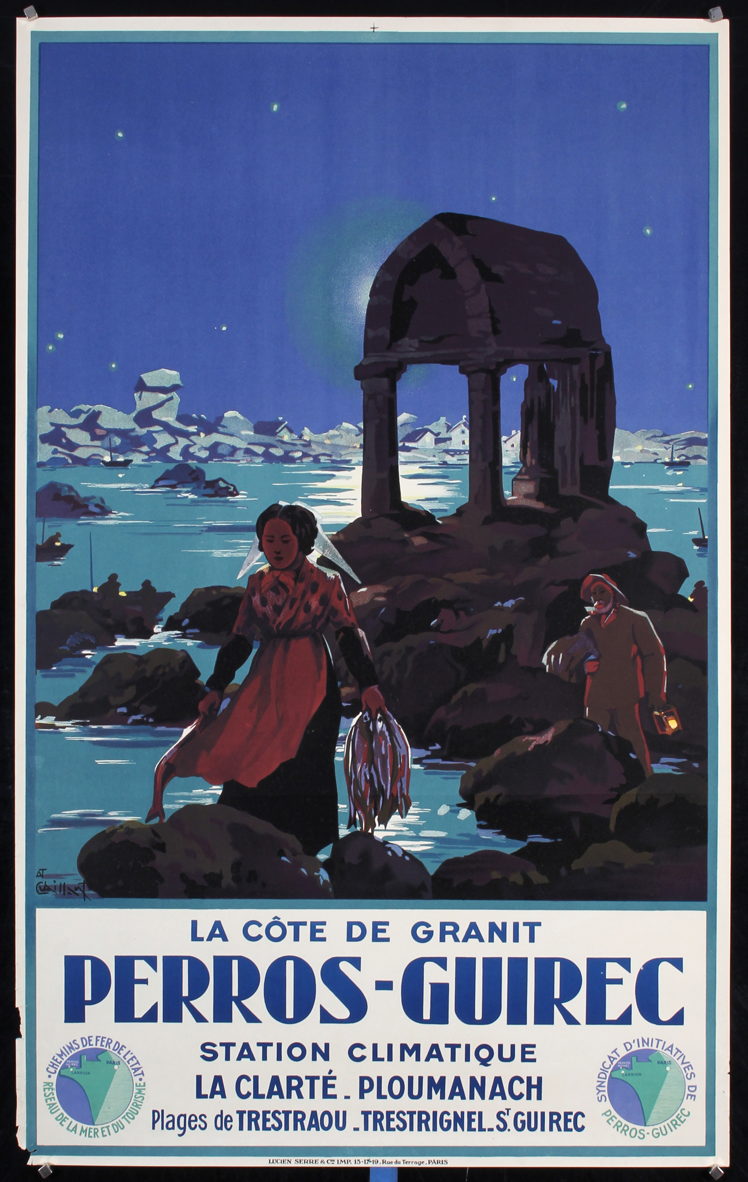 Perros-Guirec by Claittant, ca. 1930