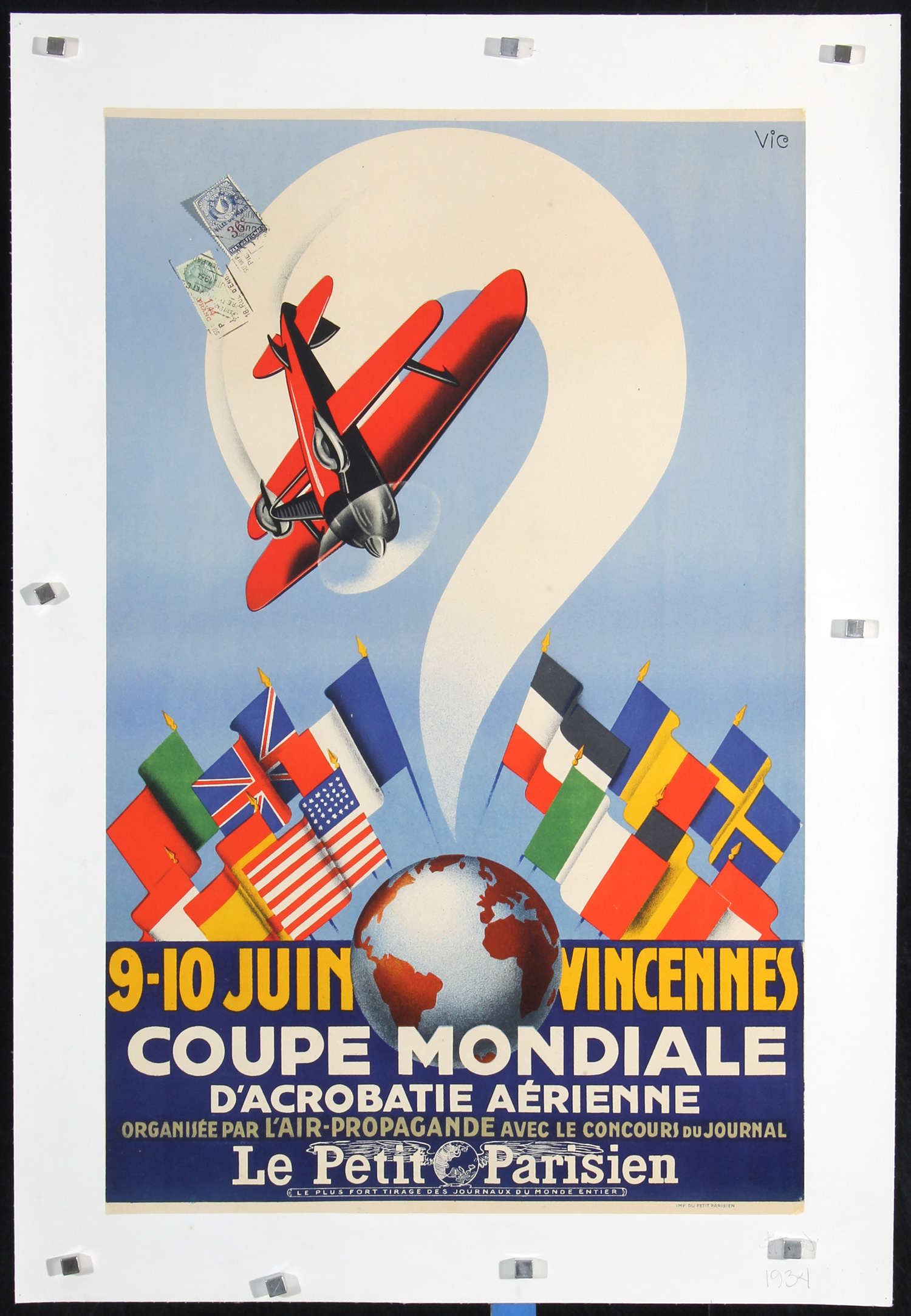 Coupe Mondiale d'Acrobatie Aerienne by Vic, 1934